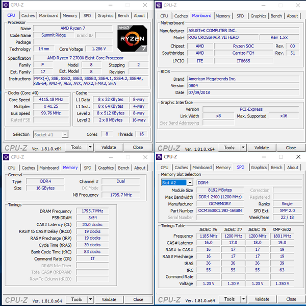 ocmemory 3600 amd