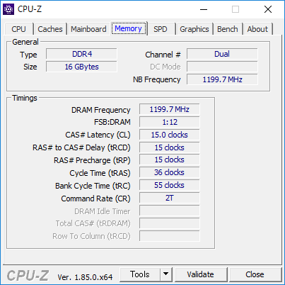 CPU-Z 15-15-15